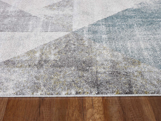 Dynamic Scope 3773 Ivory Grey Green Area Rug Collection