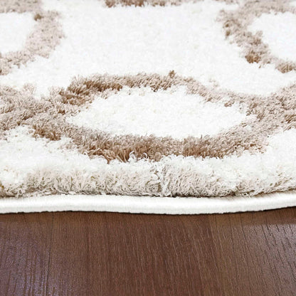 Dynamic Silky Shag 5905 White Area Rug Collection